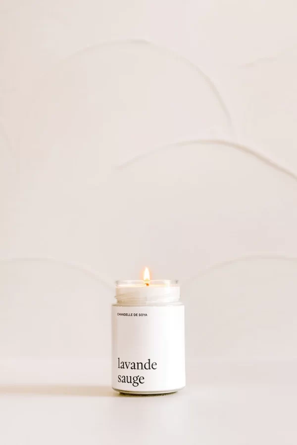 Chandelle à la lavande