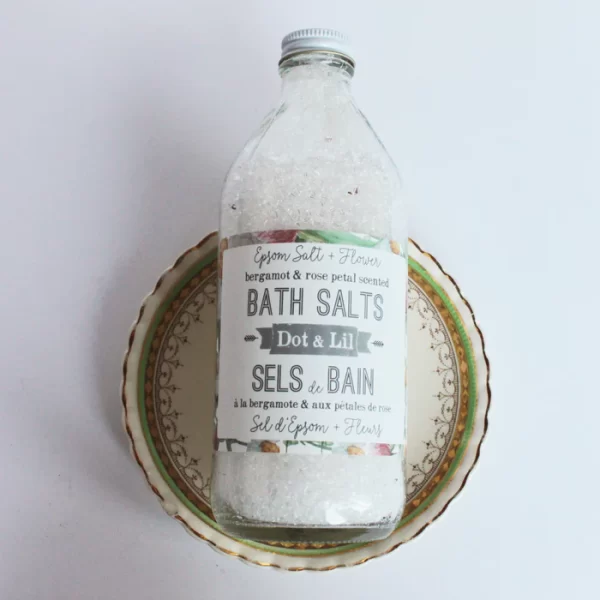 Sel de bain au bergamote